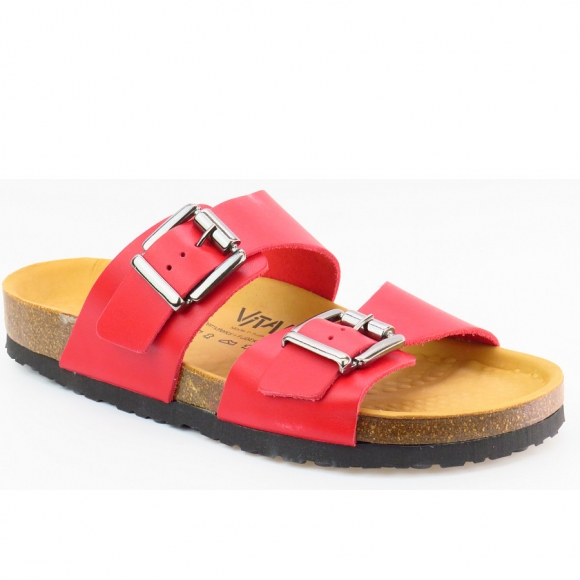 Vital nature Pantolette in rot