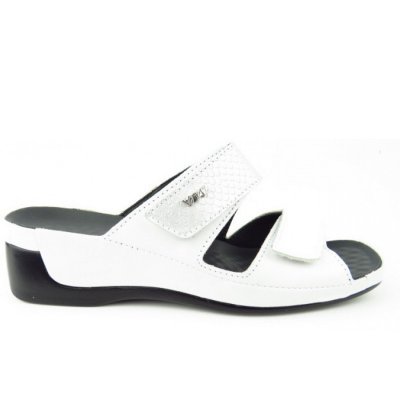 Vital Tina Perl Pantolette in weiss silber Vital Tina Perl Pantolette in weiss silber