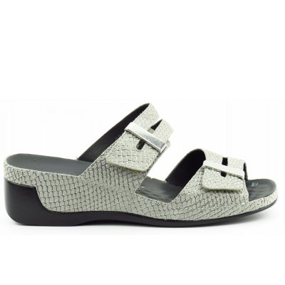 Vital Tina Fox grau Pantolette in grau Vital Tina Fox grau Pantolette in grau