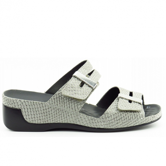 Vital Tina Fox grau Pantolette in grau