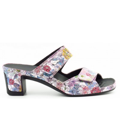 Vital Joy Flower silber Pantolette in flower/silber Vital Joy Flower silber Pantolette in flower/silber