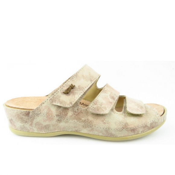 Vital Vitalette M Dodge vanille Pantolette in vanille