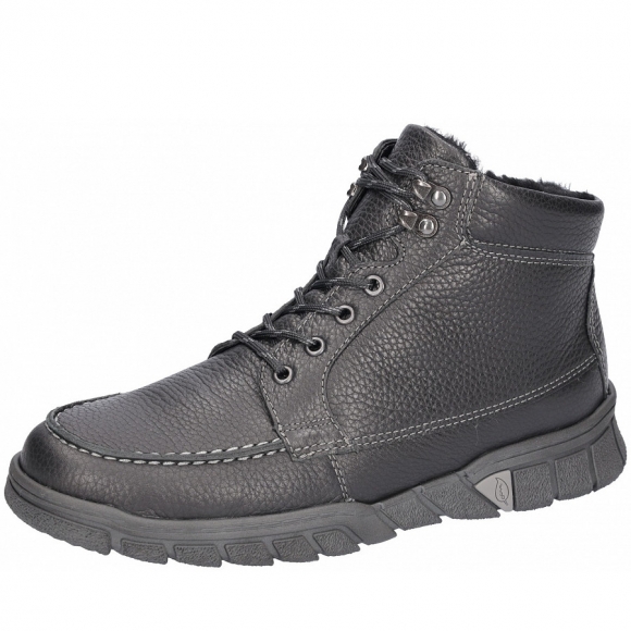 Waldläufer HOXI Schnürstiefel in schwarz Lammfell