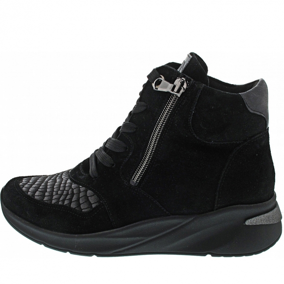 Waldläufer H-Dilara Schnürstiefel in schwarz