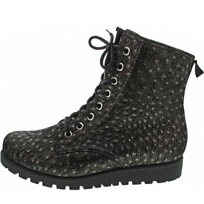 Waldläufer Hegli Schnürstiefelette in carbon Waldläufer Hegli Schnürstiefelette in carbon