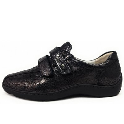 Waldläufer Henni Klettschuh in asphalt Waldläufer Henni Klettschuh in asphalt