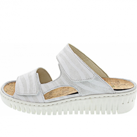 Waldläufer H-Willow Pantolette in weiss