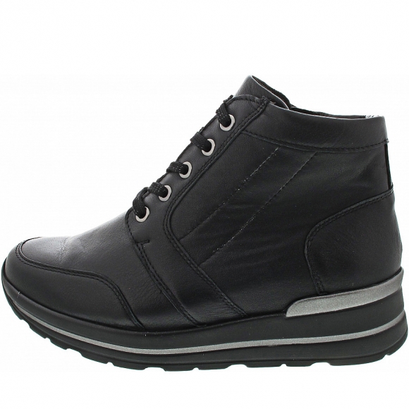 Waldläufer M-Sarah Schnürstiefelette in schwarz