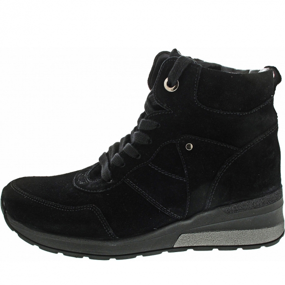 Waldläufer H-Clara Schnürstiefel in schwarz