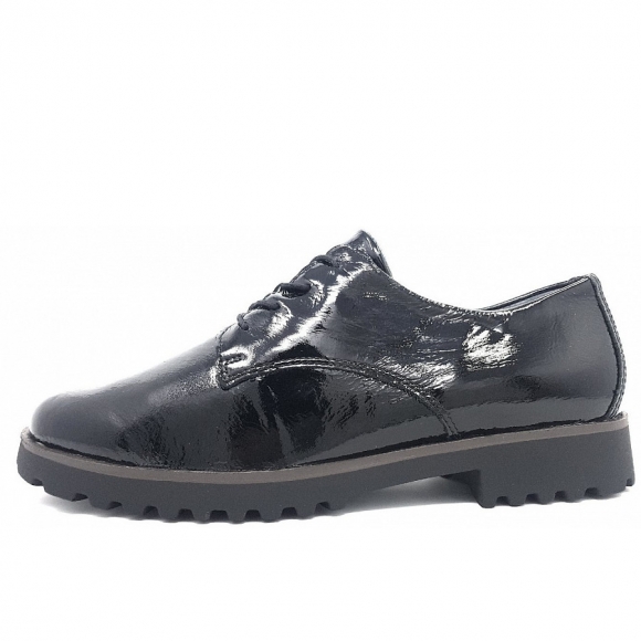 Waldläufer H-Elisa elegante Schnürer in 001 Schwarz