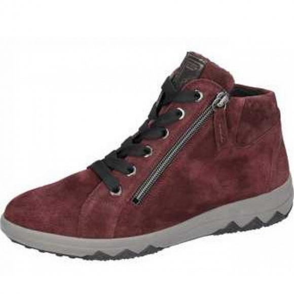 Waldläufer Schnürstiefel in rot