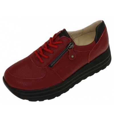 Waldläufer H Lana Hirsch rubin schwa Sneaker in rubin schwarz
