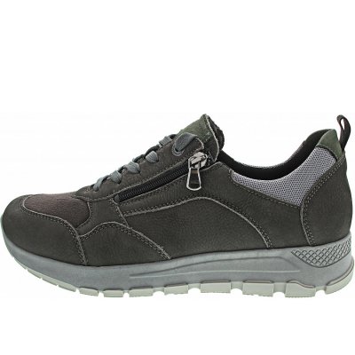Waldläufer H-Richard sportlicher Schnürer in carbon salbei grau Waldläufer H-Richard sportlicher Schnürer in carbon salbei grau