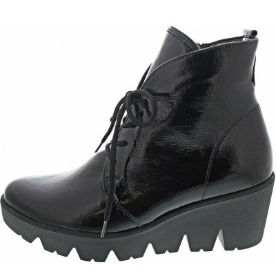 Waldläufer Hiki Schnürstiefel in schwarz