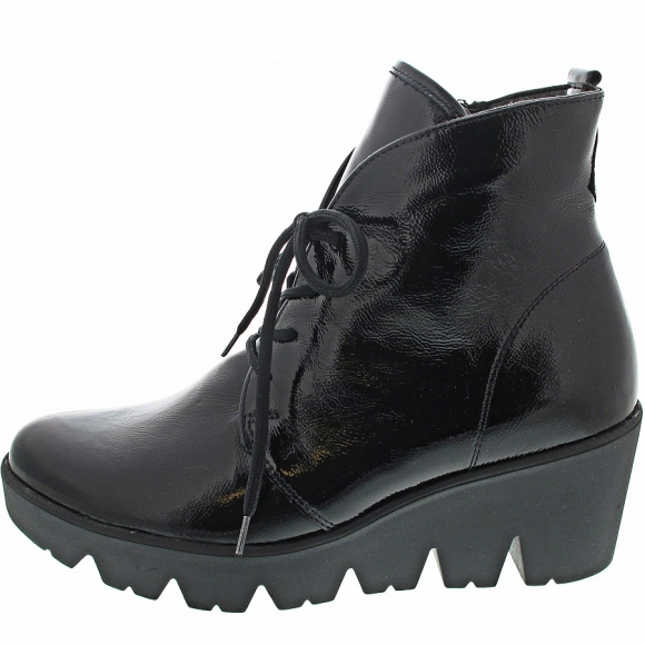 Waldläufer Hiki Schnürstiefel in schwarz