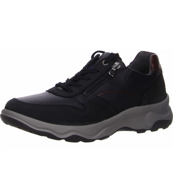 Waldläufer h-max Schnürschuhe in dunkelblau