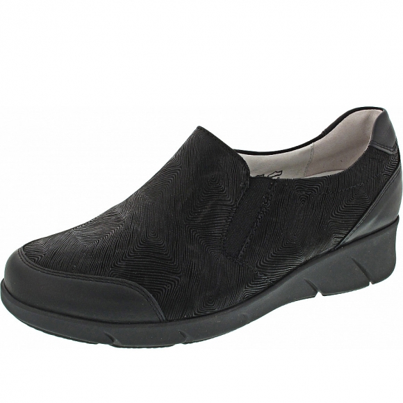 Waldläufer Kaina Slipper in schwarz