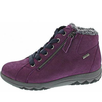 Waldläufer H-Teresa Schnürstiefel in berry
