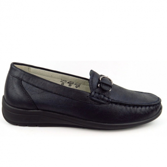 Waldläufer Hinata BRONX notte Slipper in NOTTE