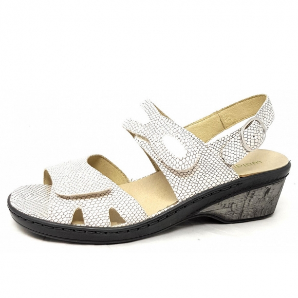Waldläufer Hetta Sandale in memphis silber white