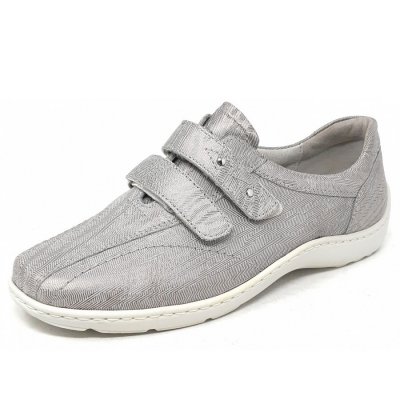Waldläufer Henni Klettschuh in stein grau