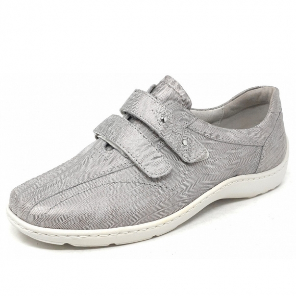 Waldläufer Henni Klettschuh in stein grau