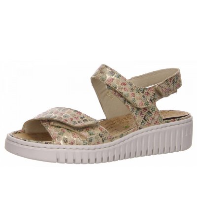 Waldläufer h-willow Sandalette in beige kombi.