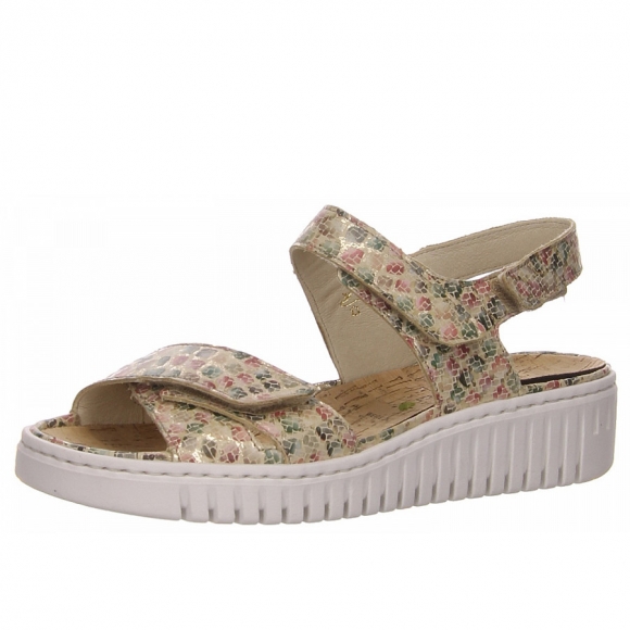 Waldläufer h-willow Sandalette in beige kombi.