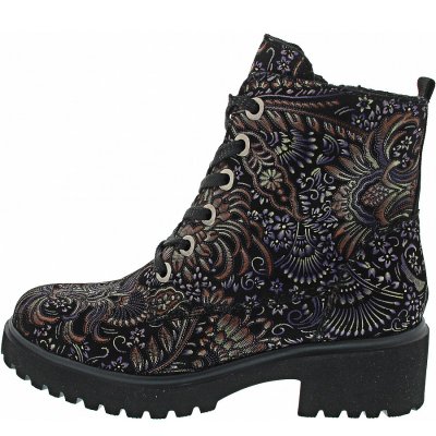 Waldläufer H-Luise Schnürstiefel in lila