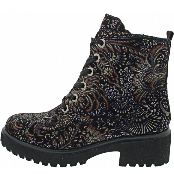Waldläufer H-Luise Schnürstiefel in lila