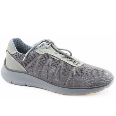 Waldläufer Haris grau/schwarz Sneaker in asphalt