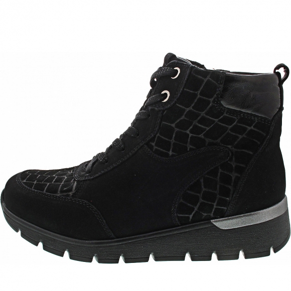 Waldläufer K-Ramona Schnürstiefel in schwarz