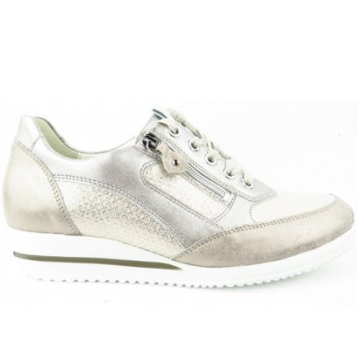 Waldläufer Himona stein platin ZIP Sneaker low in STEIN PLATIN TAUPE
