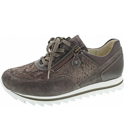 Waldläufer Haiba Sneaker low in mouse taupe LSweiss