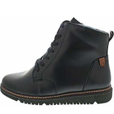 Waldläufer K-Gesa Schnürstiefelette in deepblue cognac Waldläufer K-Gesa Schnürstiefelette in deepblue cognac