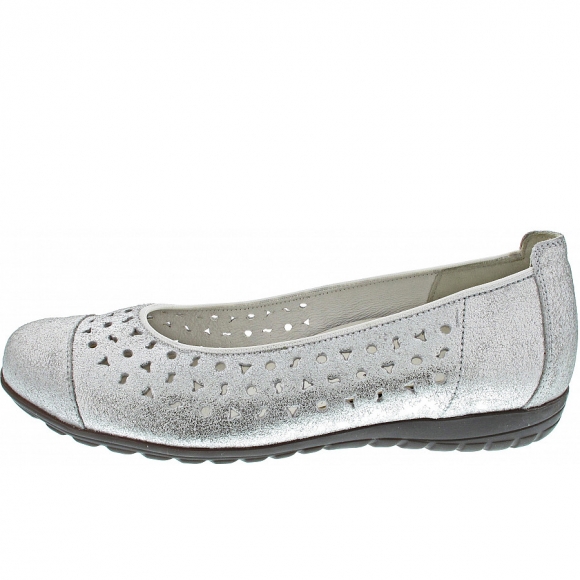 Waldläufer Hesima Ballerina in Glitter silber