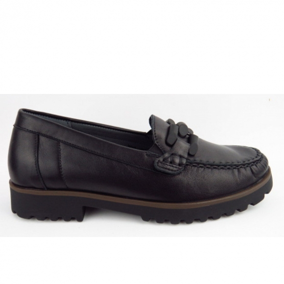 Waldläufer H-Elisa Softlamm Slipper in SCHWARZ