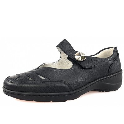 Waldläufer Kya Slipper in 001 schwarz