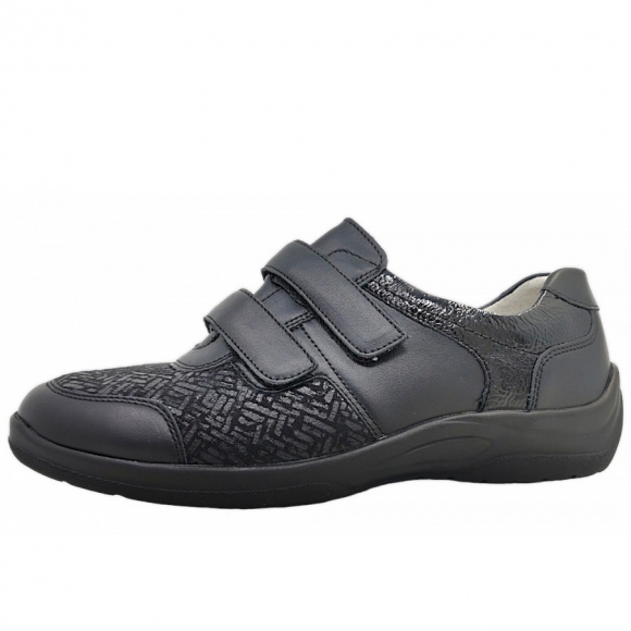 Waldläufer Hesna Klettschuh in 001- Schwarz