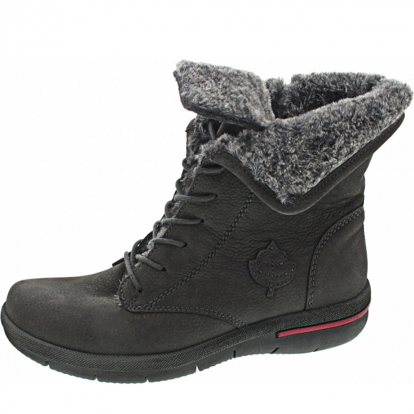 Waldläufer Hadessa Schnürstiefel in carbon