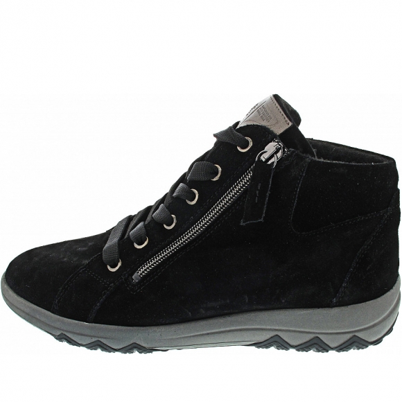Waldläufer H-Teresa Schnürstiefel in schwarz schiefer