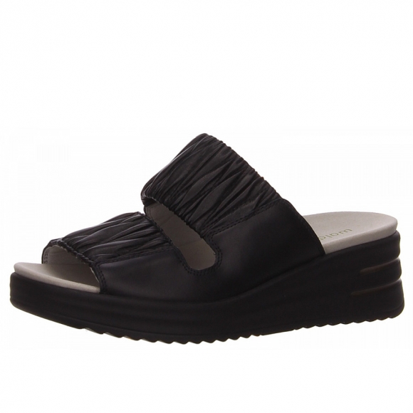 Waldläufer h-dina Pantolette in schwarz