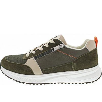 Waldläufer H-Matti sportlicher Schnürer in oliv oliv beige