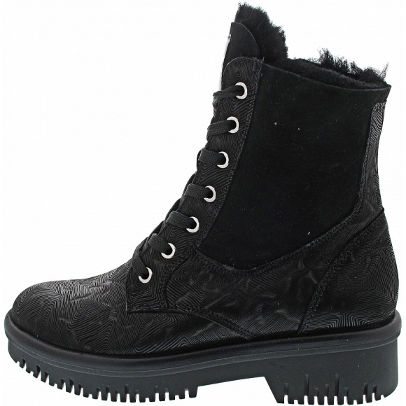 Waldläufer H-Alea Schnürstiefel in schwarz