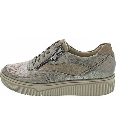 Waldläufer K-Sansa sportlicher Schnürer in beige storm taupe