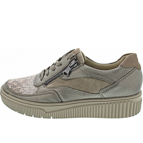 Waldläufer K-Sansa sportlicher Schnürer in beige storm taupe