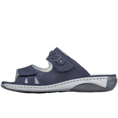 Waldläufer Garda Pantolette in marine