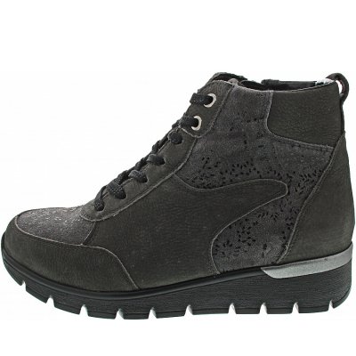 Waldläufer K-Ramona Schnürstiefelette in carbon asphalt carb. Waldläufer K-Ramona Schnürstiefelette in carbon asphalt carb.