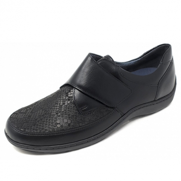 Waldläufer Henni Soft Slipper in schwarz