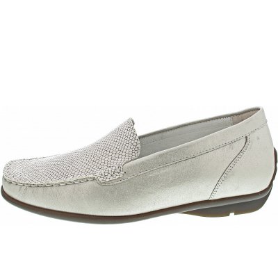 Waldläufer Harriet Mokassin in silber